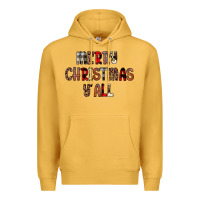 Mustard merry christmas y all Premium Hoodie - JahusDesignShop