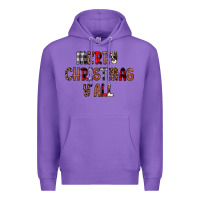 Purple merry christmas y all Premium Hoodie - JahusDesignShop