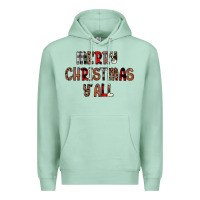 Seafoam merry christmas y all Premium Hoodie - JahusDesignShop
