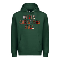 Sports Green merry christmas y all Premium Hoodie - JahusDesignShop