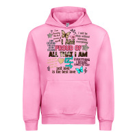 Fuchsia Pink i am proud of all that i am Urban Hoodie - Artiststas