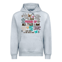 Heather Grey i am proud of all that i am Urban Hoodie - Artiststas