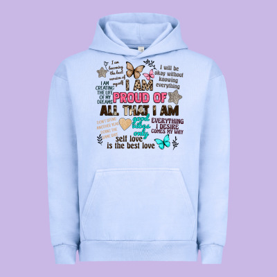 I Am Proud Of All That I Am Urban Hoodie Designed By Artiststas