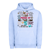 Pigment Grape Ice i am proud of all that i am Urban Hoodie - Artiststas