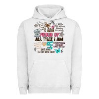Pigment Lunar Rock i am proud of all that i am Urban Hoodie - Artiststas