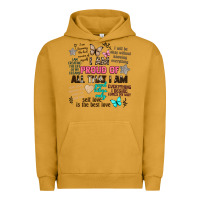 Pigment Peanut Butter i am proud of all that i am Urban Hoodie - Artiststas