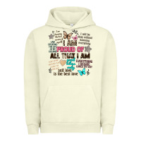 Pigment Pistachio i am proud of all that i am Urban Hoodie - Artiststas