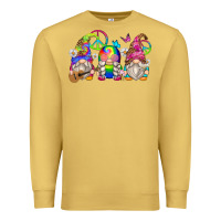 Antique Gold hippie gnomes Premium Sweatshirt - Zillion Design Studio