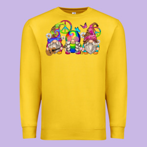Hippie Gnomes Premium Sweatshirt Designed By Zillion Design Studio
