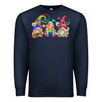 Navy hippie gnomes Premium Sweatshirt - Zillion Design Studio