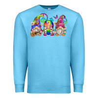 Ocean Blue hippie gnomes Premium Sweatshirt - Zillion Design Studio