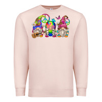 Pale Pink hippie gnomes Premium Sweatshirt - Zillion Design Studio
