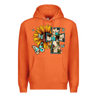 Cross With Sunflower Premium Hoodie | Teevron