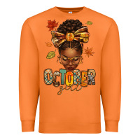 Carrot october girl afro woman fall Premium Sweatshirt - texasbilliewilder