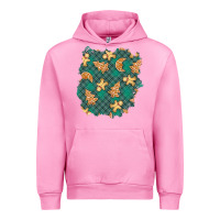 Fuchsia Pink christmas gingerbread cookies patch Urban Hoodie - BundleAndBundleShop