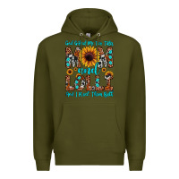 Army Green god gifted me two titles mom and lolli  and i rock Premium Hoodie - JahusDesignShop