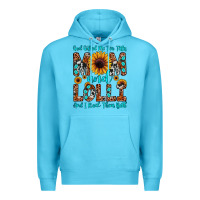 Ocean Blue god gifted me two titles mom and lolli  and i rock Premium Hoodie - JahusDesignShop