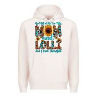 Pale Pink god gifted me two titles mom and lolli  and i rock Premium Hoodie - JahusDesignShop