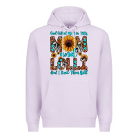 Lilac god gifted me two titles mom and lolli  and i rock Premium Hoodie - JahusDesignShop