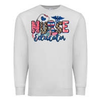 Dove Grey nurse educator Premium Sweatshirt - RanaPortraitStore