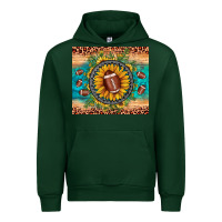 Foreset Green football leopard turquoise sunflower Urban Hoodie - JahusDesignShop