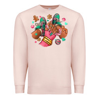 Pale Pink pink christmas black girl sneakers Premium Sweatshirt - RanaPortraitStore