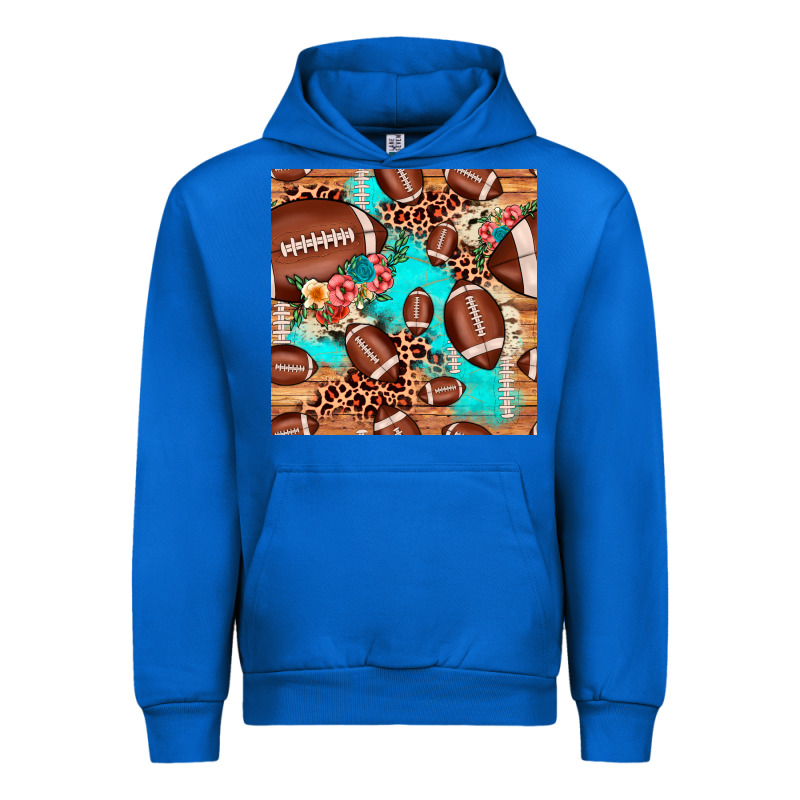 Football Leopard Cowhide Seamless Pattern Urban Hoodie by JahusDesignShop | Teevron