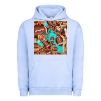 Pigment Grape Ice football leopard cowhide seamless pattern Urban Hoodie - JahusDesignShop