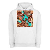 Pigment Lunar Rock football leopard cowhide seamless pattern Urban Hoodie - JahusDesignShop