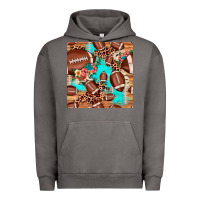 Pigment Tornado football leopard cowhide seamless pattern Urban Hoodie - JahusDesignShop