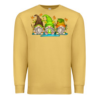 Antique Gold frog gnomes Premium Sweatshirt - Zillion Design Studio