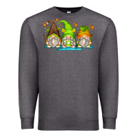 Charcoal Heather frog gnomes Premium Sweatshirt - Zillion Design Studio