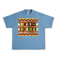 Pebble Blue i am black every month Urban Heavy Tee - Artiststas