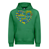 Emerald down syndrome awareness heart Urban Hoodie - Artiststas
