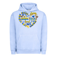 Pigment Grape Ice down syndrome awareness heart Urban Hoodie - Artiststas