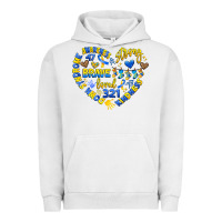Pigment Lunar Rock down syndrome awareness heart Urban Hoodie - Artiststas