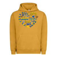Pigment Peanut Butter down syndrome awareness heart Urban Hoodie - Artiststas