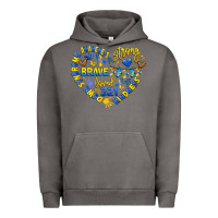 Pigment Tornado down syndrome awareness heart Urban Hoodie - Artiststas