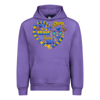Tulip down syndrome awareness heart Urban Hoodie - Artiststas