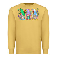 Antique Gold floral gnomes Premium Sweatshirt - Zillion Design Studio