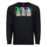 Black floral gnomes Premium Sweatshirt - Zillion Design Studio