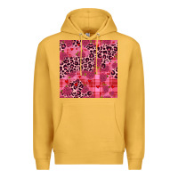 Mustard valentines day roses leopard seamless pattern Premium Hoodie - JahusDesignShop