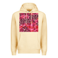 Pina Colada valentines day roses leopard seamless pattern Premium Hoodie - JahusDesignShop