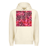 Sandshell valentines day roses leopard seamless pattern Premium Hoodie - JahusDesignShop