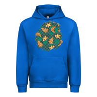 Cobalt christmas gingerbread cookies patch Urban Hoodie - BundleAndBundleShop