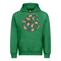 Emerald christmas gingerbread cookies patch Urban Hoodie - BundleAndBundleShop