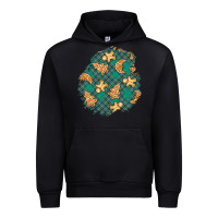 Foreset Green christmas gingerbread cookies patch Urban Hoodie - BundleAndBundleShop