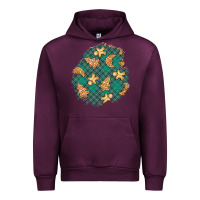 Mauve Wine christmas gingerbread cookies patch Urban Hoodie - BundleAndBundleShop