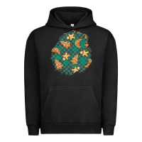 Pigment Black christmas gingerbread cookies patch Urban Hoodie - BundleAndBundleShop