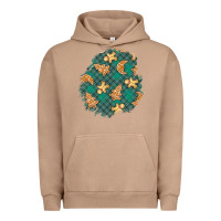 Pigment Burro christmas gingerbread cookies patch Urban Hoodie - BundleAndBundleShop